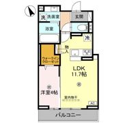 D-PLACE町坪の間取り画像