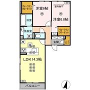 ガーデン ラピッズの間取り画像