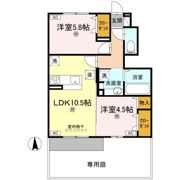 シャンス・ヴィラージュⅡの間取り画像