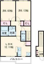 エスペランサ岩切の間取り画像