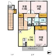 レジーナ富の原の間取り画像