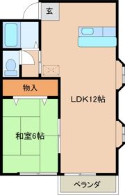 ウエストヴィレッジBの間取り画像