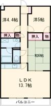 クラウンハイツの間取り画像