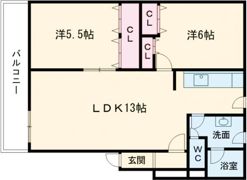 ミレニューム21の間取り画像