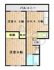 松沢ハイツの間取り画像