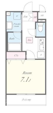 メゾン ド シェンヌの間取り画像