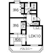 サンハイツ如意申の間取り画像