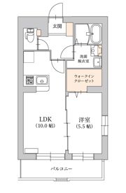 アリビオコートの間取り画像