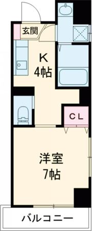 アミティ佐世保田原町の間取り画像