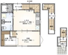 s.a.box寺家B棟の間取り画像