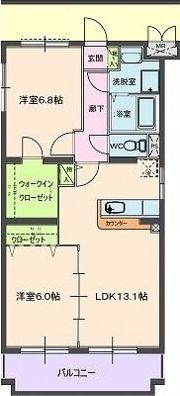 ベルフラワー参番館の間取り画像