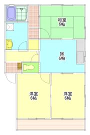 ファミール三笠の間取り画像
