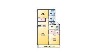 シャーメゾン大久保南の間取り画像