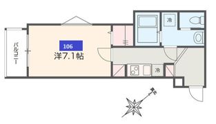 MELDIA鷲宮の間取り画像