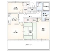 ベルハイム北柏台の間取り画像