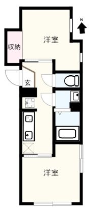 ロータス平和島Eastの間取り画像
