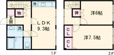 ブルーマウンテンハイツ A棟の間取り画像
