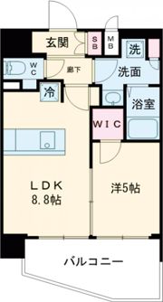 プレサンス THE 神戸の間取り画像