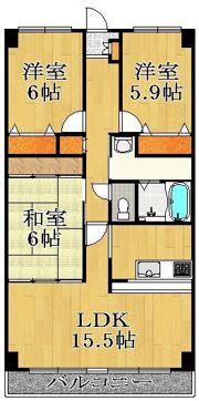 モンテ村上の間取り画像