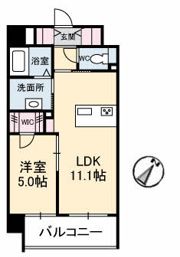 シャーメゾンステージ碧・小郡高砂町の間取り画像