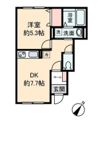 三芳町藤久保アパートの間取り画像