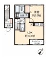 三芳町藤久保アパートの間取り画像