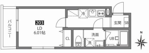 TWEED赤羽の間取り画像