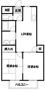 ほら貝ビレッジの間取り画像