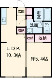 ジュネス高城 B棟の間取り画像