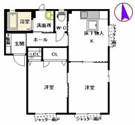 シャーメゾン八丁牟田駅前 B棟の間取り画像