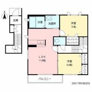 シャーメゾン国分 B棟の間取り画像