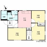 シャーメゾン野中 B棟の間取り画像