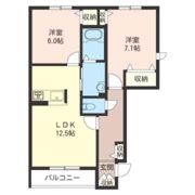 リラフォートAの間取り画像