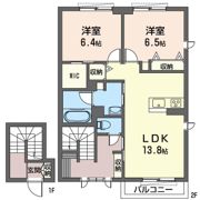 クオーレ Ⅲの間取り画像