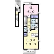 エリタージュBの間取り画像