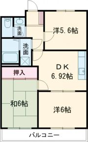 小鳩マンションの間取り画像