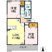 フォレストの間取り画像
