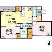 セレスティア若宮の間取り画像