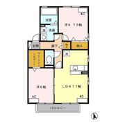 リビングタウン下地Ⅱ Dの間取り画像