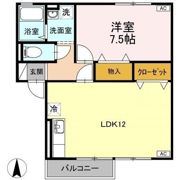 ヴィラージュ桂 Ⅰ棟の間取り画像
