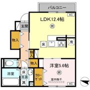 仮）D-ROOM黒髪6丁目 2期の間取り画像