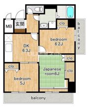 グランデ夢見ヶ崎の間取り画像