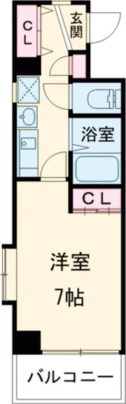 バッハレジデンスKOBE WEST B棟の間取り画像