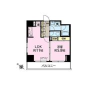 ベェルヴェル稲城の間取り画像