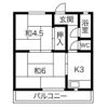 扇ハイツの間取り画像