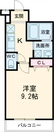 フジパレス宝塚小林Ⅲ番館の間取り画像
