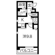 Y.S.ハイツ万代の間取り画像