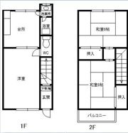 コーポ北の間取り画像