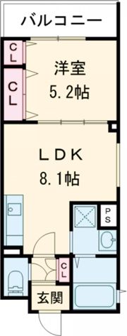 ラモーナ一津屋Ⅰの間取り画像