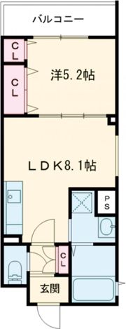 ラモーナ一津屋Ⅰの間取り画像